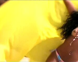 bisexual exotic tanned long hair beauties threesome anal cowgirl doggystyle beach cumshot shower shaved pussy