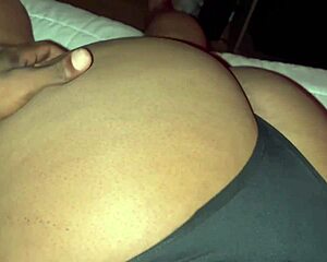 yo bloophers pt3 splackcity's chubby black bbw ass jiggles during huge cock blowjob homemade slut vibes 🍑🍆💦