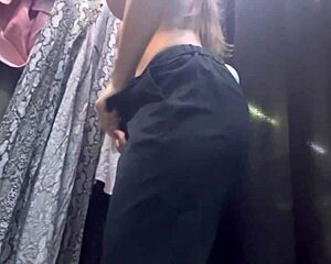 ever seen a russian milf strip bare in a real dressing room?