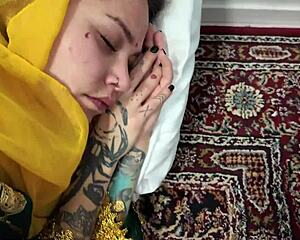 damn, this cute afghan babe sucks cock like a pro in homemade vid!