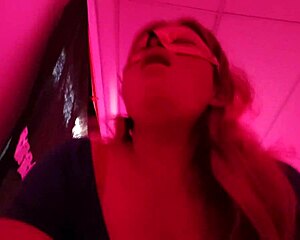 Pov view of pounding big ass stepmom in bedroom as she moans loud through real sex climax