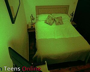 voyeur spies college couple banging hard in airbnb