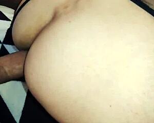 wanna see this skinny milf's tight ass get fucked pov style?