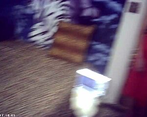 Behind Scenes: Glasses Brunette Babe Takes Italian Pound Machine Hard in Shaved Pussy Debut