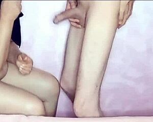 Arab Wife Takes Cum Deep Inside Her Ass