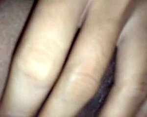 Busty Blonde Shaved Pussy Masturbates Anal Plug to Gushing Orgasm Creampie Style