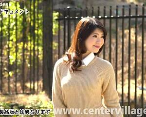 Oshima Senri cheats with bent over creampie doggystyle pounding.