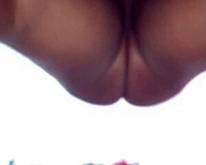 i couldn't hold it in anymore that black whore farted during full anal pounding