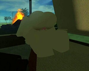 Fucking fans hard in roblox virtual sex world now