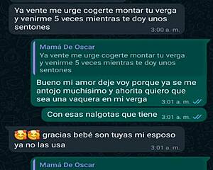 con la jefa de mi amigo oscar doña mary me da unas mamadas y le grabo el culo