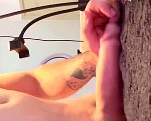 Pretty handjob queen delivers exclusive monster cock tease just for subscribers.