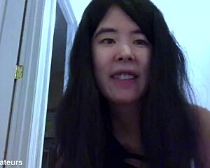 Alexandria Wu spaghetti straps skirt tease