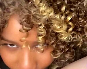 Nova Flame Blonde Big Tits Dildo Lesbian Lick