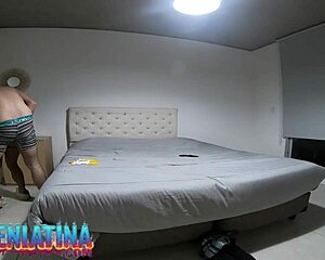 caught my hubby pounding our sexy argentinian neighbor cowgirl style on hidden cam