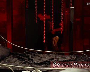 Taboo stepbro dominates tiny teen sister in extreme bdsm fetish