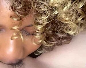 Nova Flame Blonde Big Tits Dildo Lesbian Lick