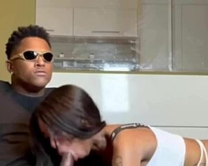 18yo Slut Calls Cousin for Huge Black Cock Banging!