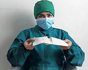 Nurse, those latex gloves make me throb for fetish play!