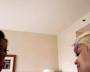 thick curvy ebony kimmi stephens pinky crave massive strapon orgasms together