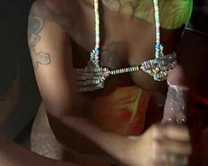 Raving Wild? Bent Over Big Black Cock Doggystyle Fills Her Wet Pussy Raw