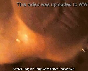 tranny slut bounces big tits on boyfriend's monster cock