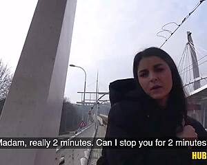 stacy sommers watches amateur jerking off publicly on crowded tram