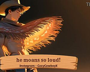 His Erotic Moans Build to Orgasm as Boyfriend Watches Friend Stroke