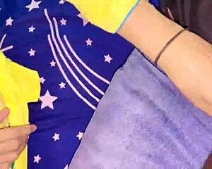 Punjabi aunty sees my big cock in hostel and strips naked begging fuck me hard