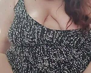 i can't stop watching natasha moneta's massive bbw tits while she pees everywhere