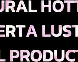 Russian Berta Lusty debuts with huge natural tits in sloppy titty fuck