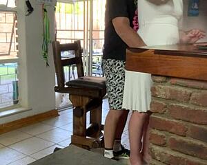 Petite best friend's wife sneaks homemade cheating fuck, her narrow ass bounces on my cock