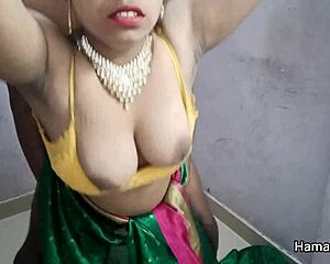 hot big ass indian bhabhi gets fucked hard by devar close up cheating milf style