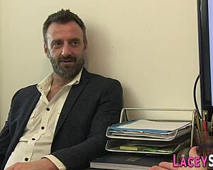 Hey, see this mature doctor take ass banging in office