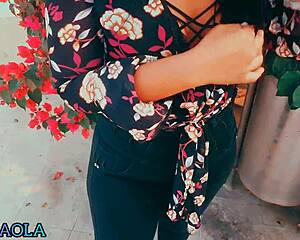 i offered cash to this sexy latina milf with huge ass for creampie ride