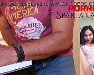 that cute 18yo brazilian brunette watches moms porn then rides same cock deep