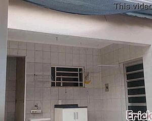 you caught spying on stepmom's big ass now she punishes with her tight hole ride