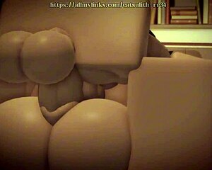 rough missionary sex breeding her pussy full of cum game session.