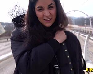 stacy sommers watches amateur jerking off publicly on crowded tram