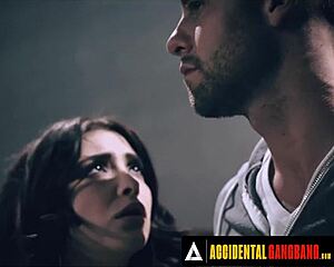 ACCIDENTAL GANGBANG EXPLODES AS SEX-ADDICTED GIRLS DEEPTHROAT AND DOGGY THE NEWCOMER TOGETHER!