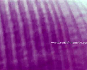 Xixi squirts wildly in public street as skinny Latina milf Renatinha Mello