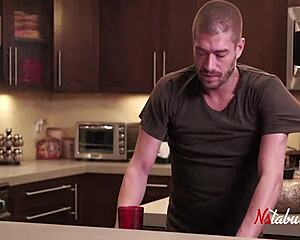 east or west stepmommy fucks best with her big tits shaved pussy right