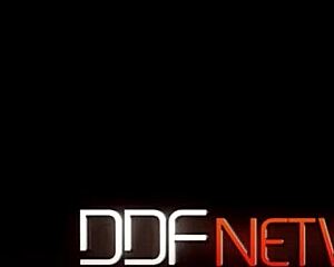 Taboo Bedroom Lesbians in Heels and Lingerie Rip Stockings Off!