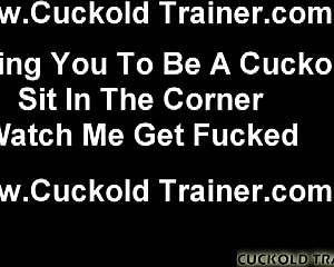 imagine me locking your pathetic cock up tight then forcing you to watch this fat blonde bbw femdom cuckold action