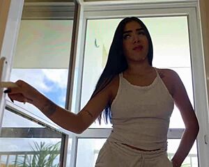 I can't hold back from pounding my cute stepdaughter's tight pussy anymore