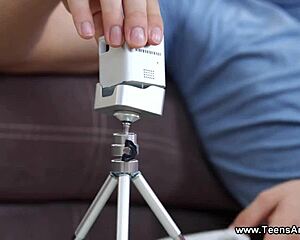 redhead teen karry slot's first anal gets her riding doggystyle 🍑🔥