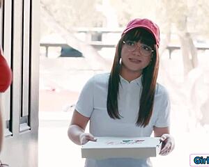 man ive always wondered tastin my straight teen gfs shaved pussy with her asian bestie