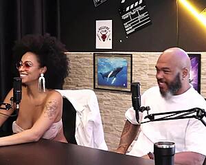 craving elevator dp? tifany rocha's sheer red lingerie gangbang delivers