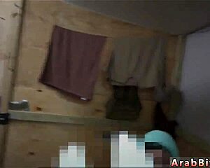 Arab teen soldier blows then takes public outdoor anal creampie hardcore