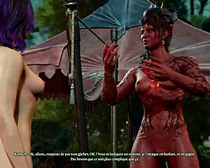 baldur's gate iii bonus chapter features hot lesbian boob play
