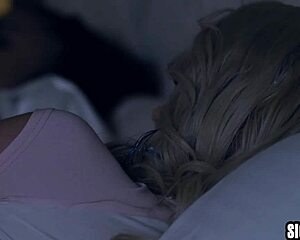 zerella skies fucks petite blonde britt blair then they lick each others wet pussies hard